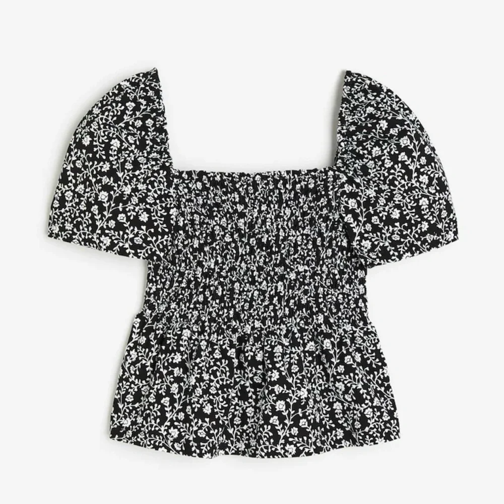H&M smocked floral top